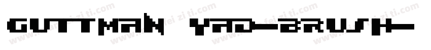 Guttman Yad-Brush字体转换